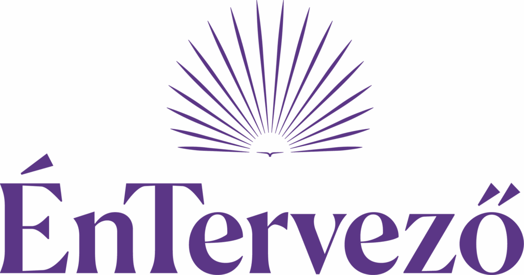 éntervező purple dark logo