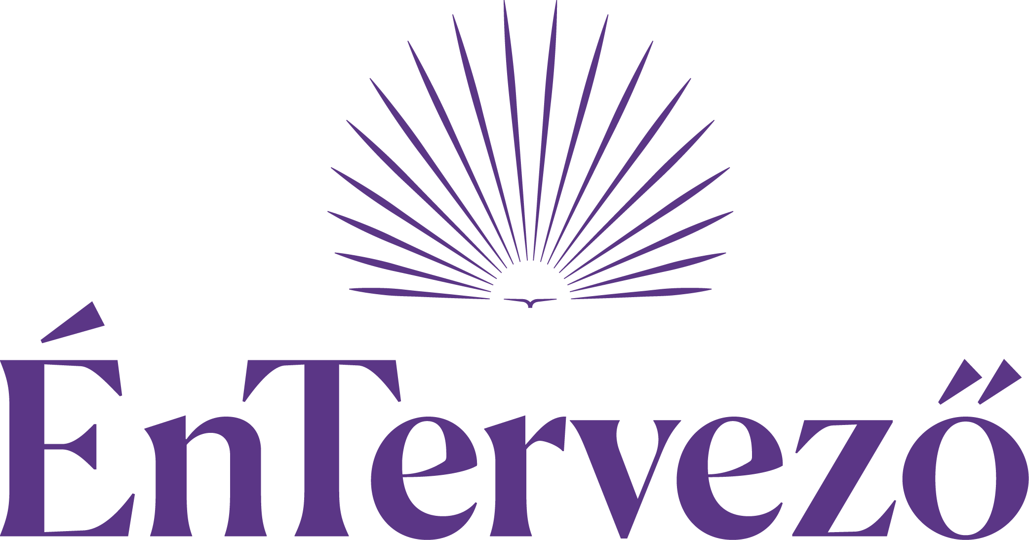 éntervező purple dark logo