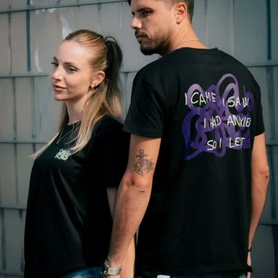 anxiety póló fekete