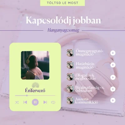 Éntervező hanganyag csomag kapcsolódás