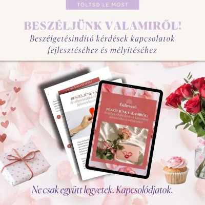 beszéljünk valamiről párkapcsolati munkafüzet